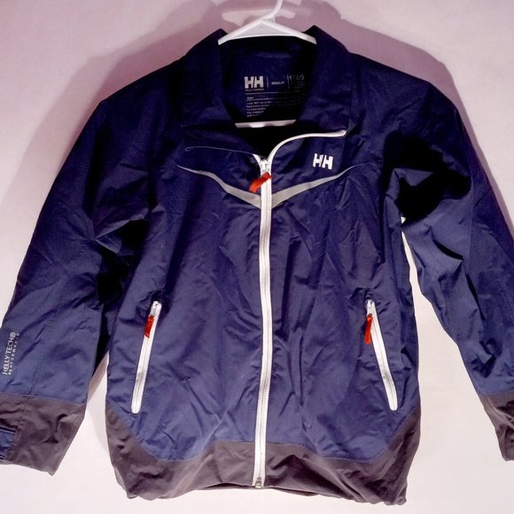 HELLY HENSEN JACKET/ HELLY TECH PERFORMANCE Zip-Up Waterproof Boy's Size Reg. - Picture 1 of 2